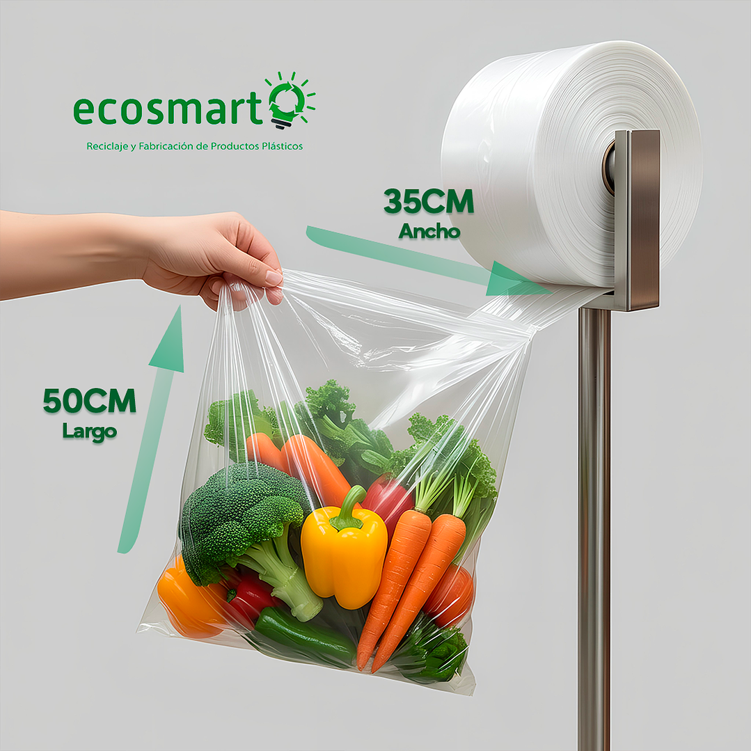 Bolsa Tipo Pull Pack - Transparente - 35cmx50cm - 500 unidades 2