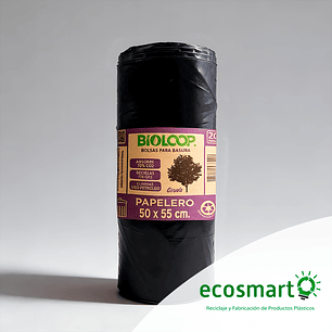 Bolsa de Basura Bioloop Papelero <br> 50x55 - Rollo 20 unidades