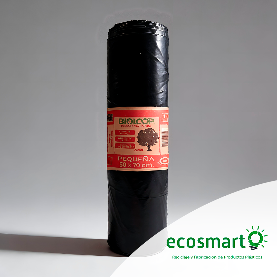 Bolsa de Basura Bioloop Pequeña <br> 50x70 - Rollo de 10 unidades  1