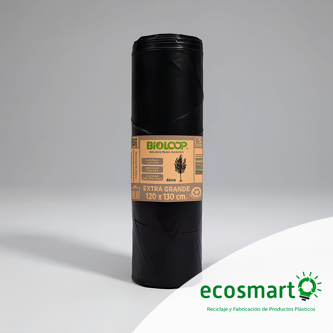 Bolsa de Basura Bioloop Extra Grande - 120x130 - Rollo de 5 unidades 1