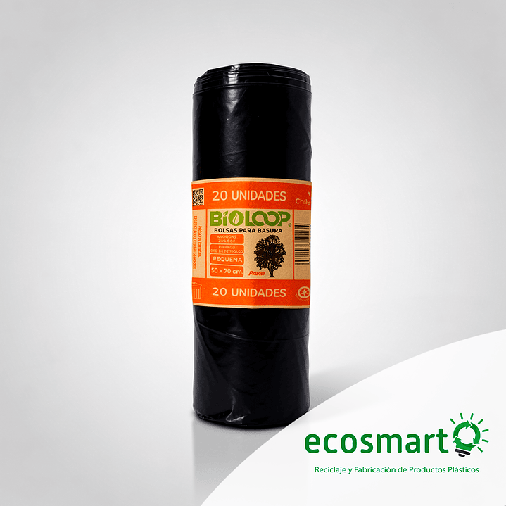 Bolsa de Basura Bioloop Papelero <br> 50x70 - Rollo 20 unidades 1