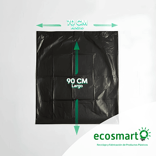 Bolsa de Basura La Florita Plana - Mediana 70x90 - Rollo 10 unidades
