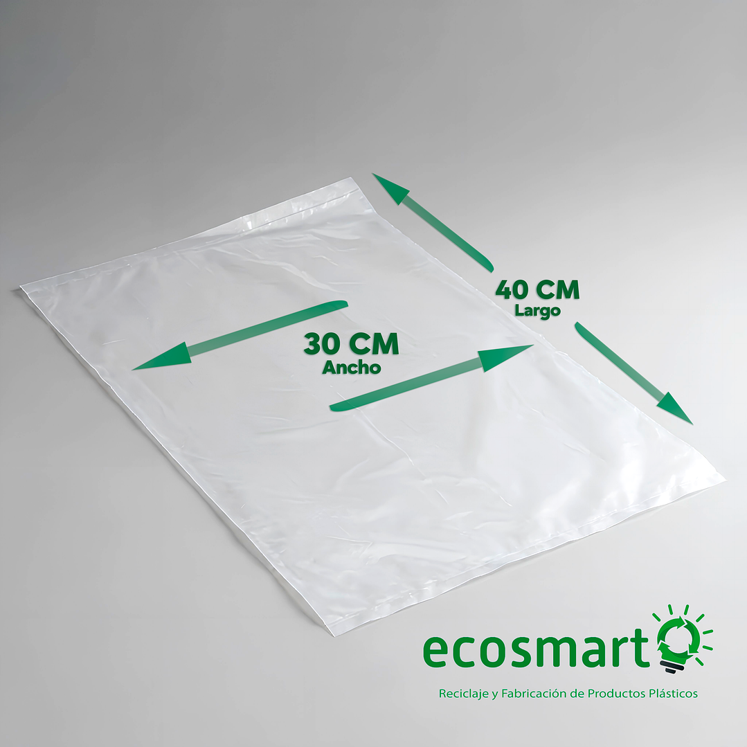 Bolsa Plástica Prepicada en Rollo  30x40  8 kg  2