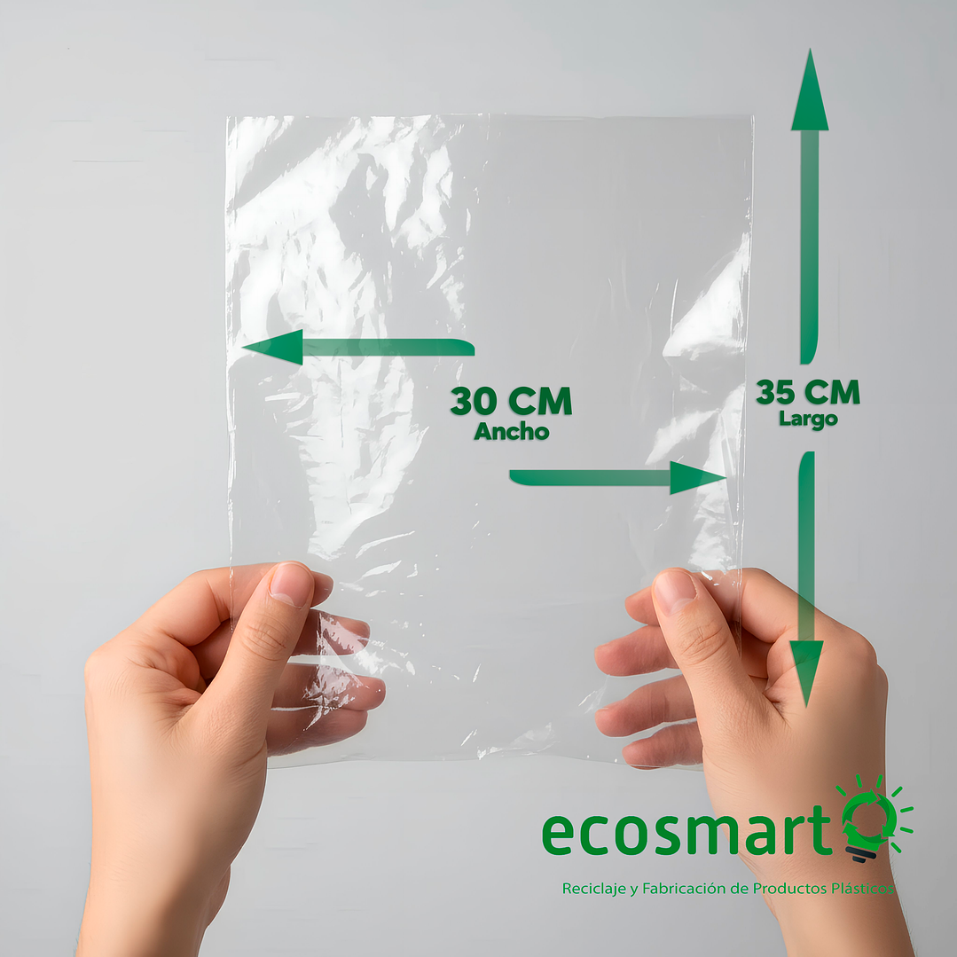 Bolsa PEBD Transparente 30x35 - 100 unidades 2