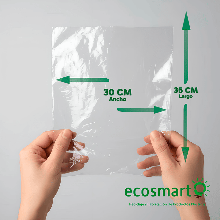 Bolsa PEBD Transparente 30x35 - 100 unidades 2