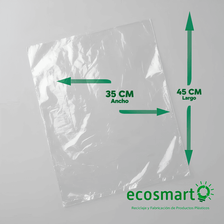 Bolsa PEBD Transparente 35x45 - 100 unidades 2
