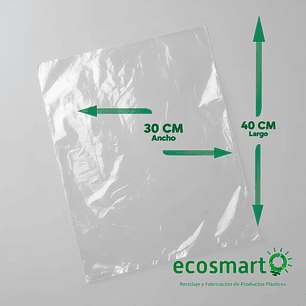 Bolsa PEBD Transparente 30x40 - 100 unidades