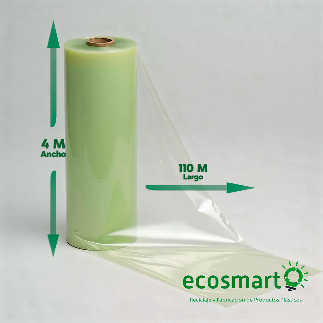 Folio de Plástico de Polietileno para Invernadero - 4mt x 110 mt 2