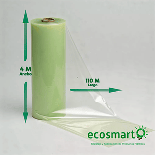 Folio de Plástico de Polietileno para Invernadero - 4mt x 110 mt