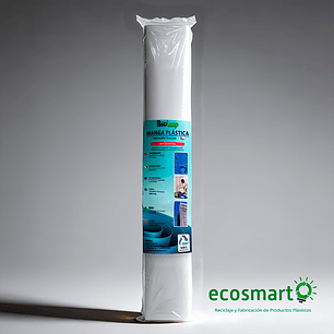 Manga Plastica Transparente  4x25 mts, 100 mt2 100 micras