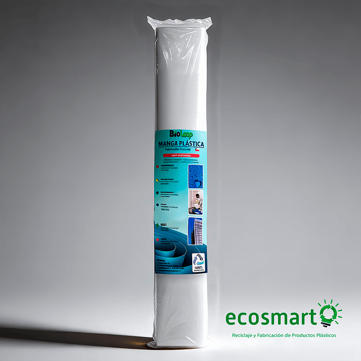 Manga Plastica Transparente  4x50 mts, 200 mt2 100 micras 1