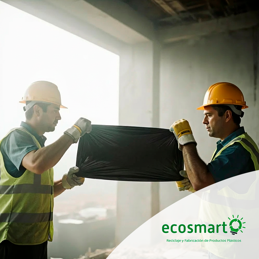 Manga Plastica Negra 4x50 mts, 200 mt2 100 micras 4