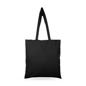 Bolsa de algodón 42 x 38 cm – Negro
