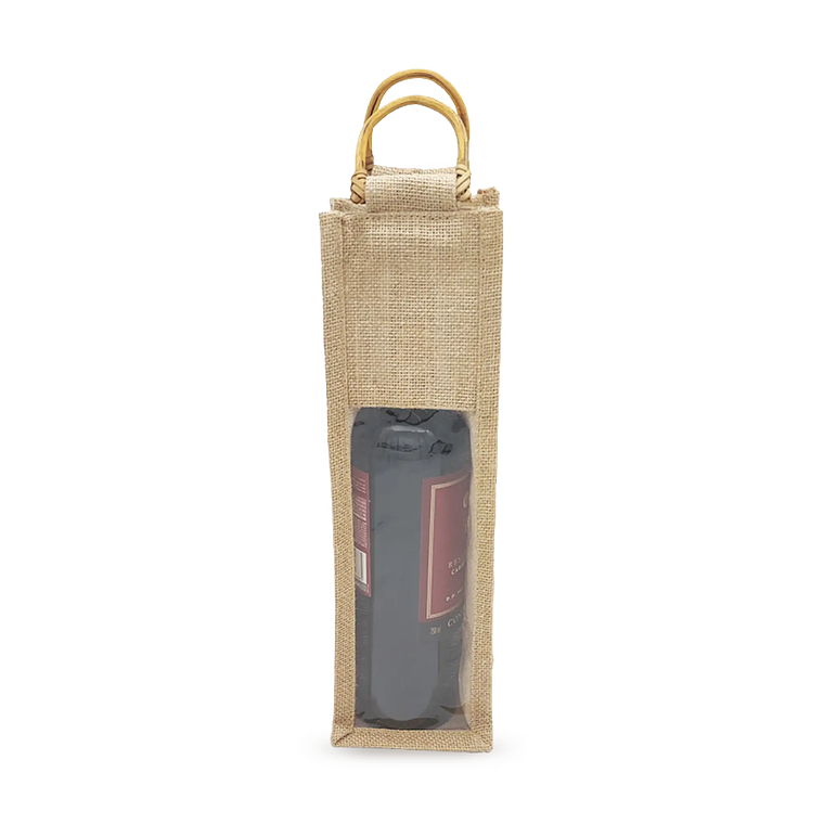 Bolsa de yute 1 botella 1