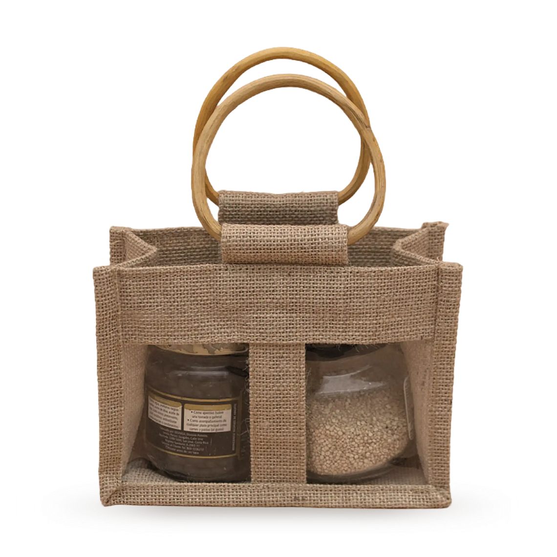 Bolsa de yute 2 frascos XS 1
