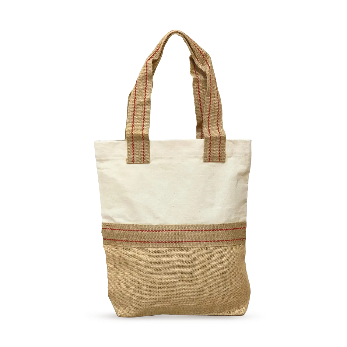 Bolsa de yute algodón 42 x 38 x 8 cm 1