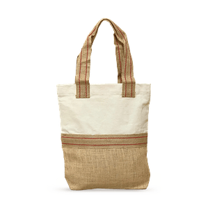 Bolsa de yute algodón 42 x 38 x 8 cm