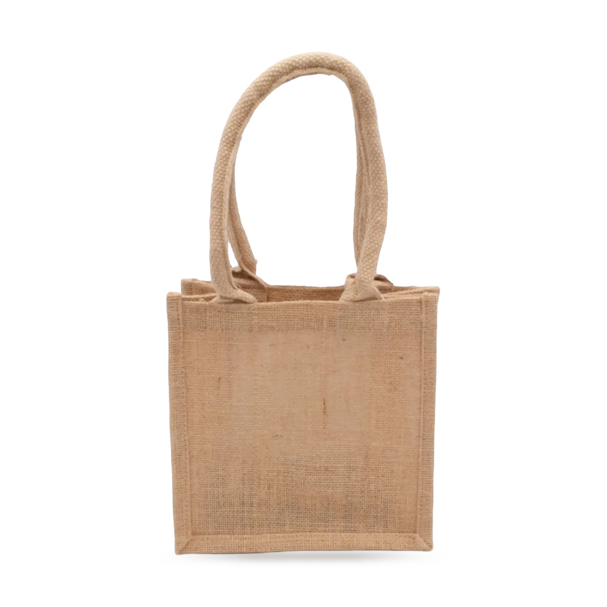 Bolsa de yute laminado 20 x 20 x 10 cm