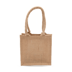 Bolsa de yute laminado 20 x 20 x 10 cm