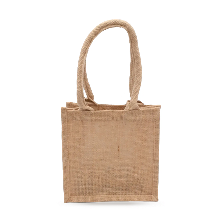 Bolsa de yute laminado 20 x 20 x 10 cm 1