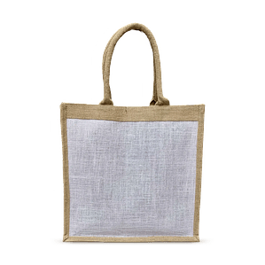 Bolsa de yute laminado 36 x 36 x 12 cm