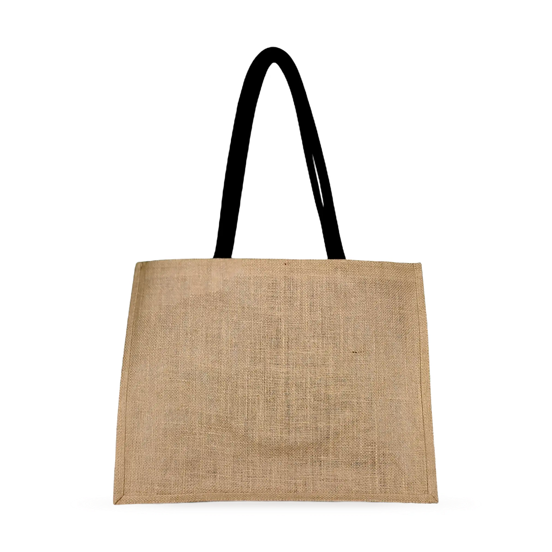 Bolsa de yute laminado 35 x 45 x 20 cm – Manilla Negra 1