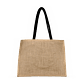 Bolsa de yute laminado 35 x 45 x 20 cm – Manilla Negra - Miniatura 1