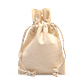 Saco de algodón 10 x 15 cm 6 onzas Natural - Miniatura 1