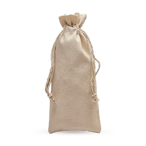 Saco de algodón 25 x 10 cm 6 onzas – Natural