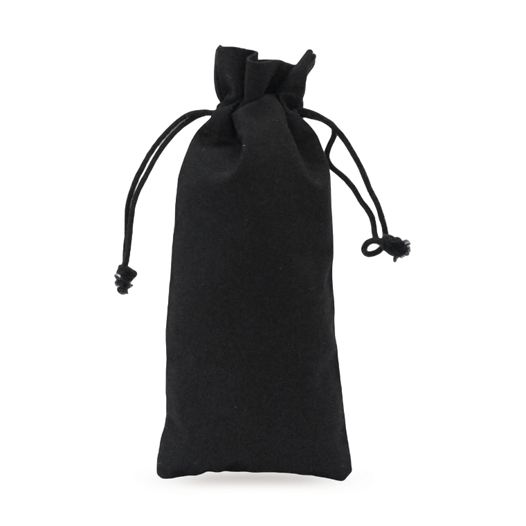 Saco de algodón 25 x 10 cm 6 onzas – Negro 1