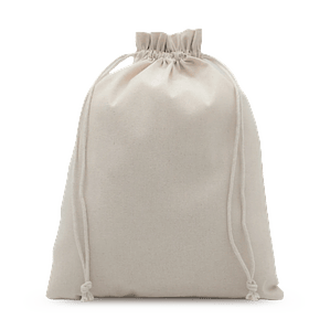 Saco de algodón 30 x 40 cm 6 onzas – Natural