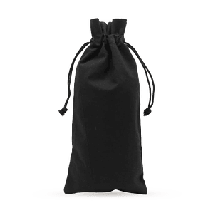 Saco de algodón 33 x 15 cm 6 onzas – Negro