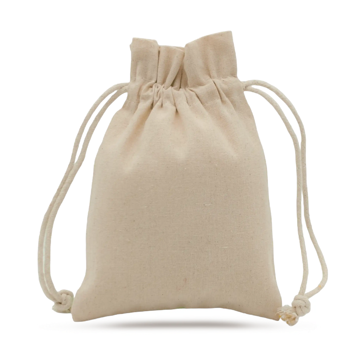 Saco de algodón 14 x 19 cm 6 onzas – Natural 1