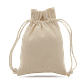 Saco de algodón 14 x 19 cm 6 onzas – Natural - Miniatura 1