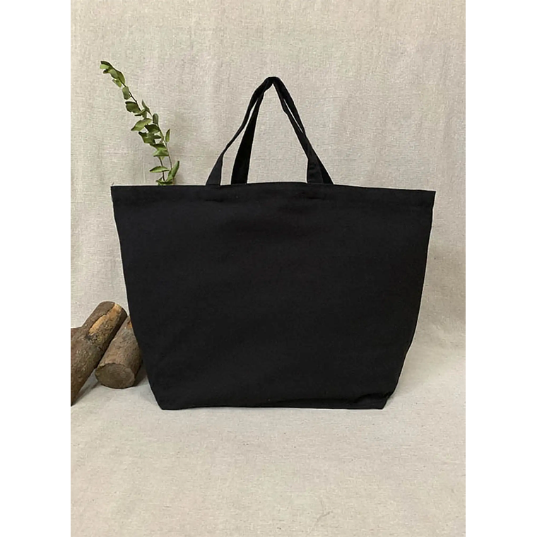 Bolsa de algodón 40 x 58 x 20 cm – Negro 3
