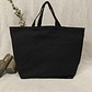 Bolsa de algodón 40 x 58 x 20 cm – Negro - Miniatura 3
