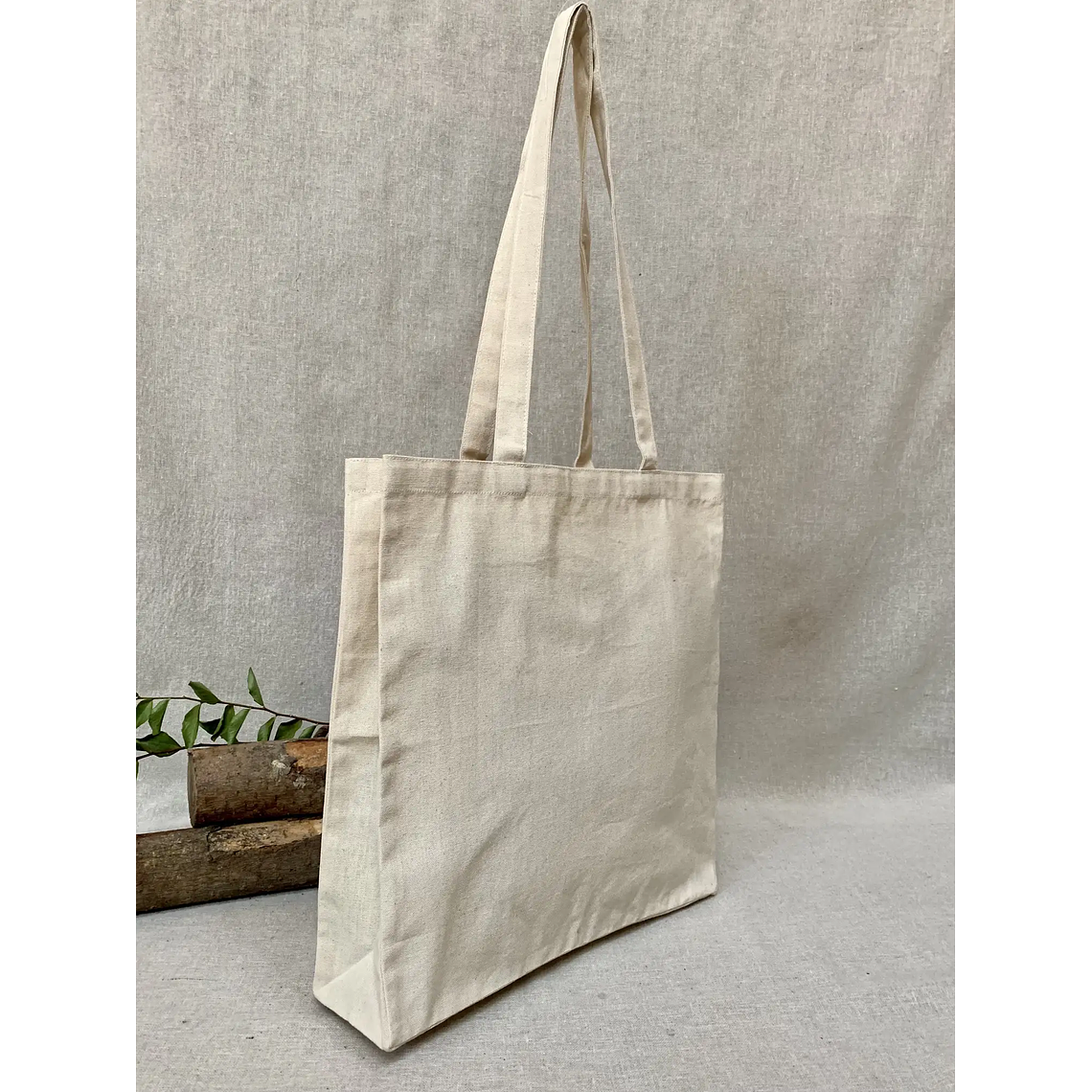 Bolsa de algodón 42 x 38 x 10 cm 3