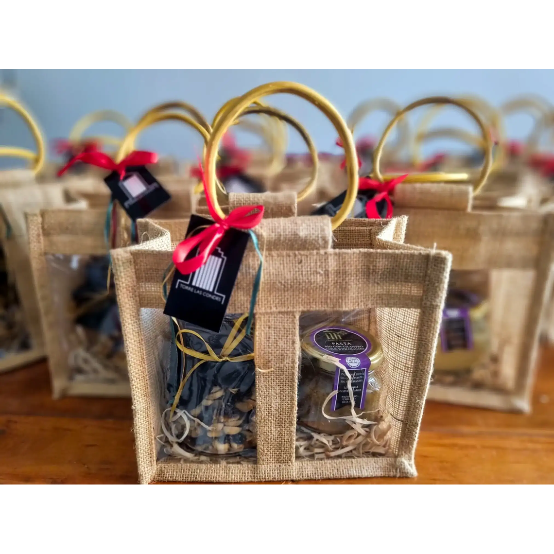 Bolsa de yute 2 frascos M 4