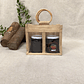 Bolsa de yute 2 frascos M - Miniatura 2