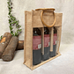 Bolsa de yute 3 botellas - Miniatura 3