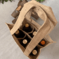 Bolsa de yute 6 botellas - Miniatura 5