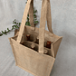 Bolsa de yute 6 botellas - Miniatura 4