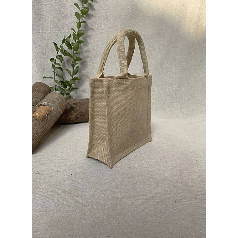 Bolsa de yute laminado 20 x 20 x 10 cm 6