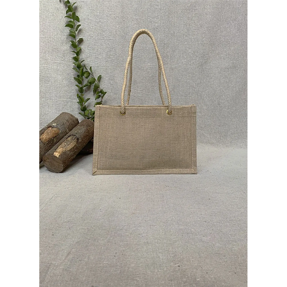 Bolsa de yute laminado 20 x 30 x 10 cm 3