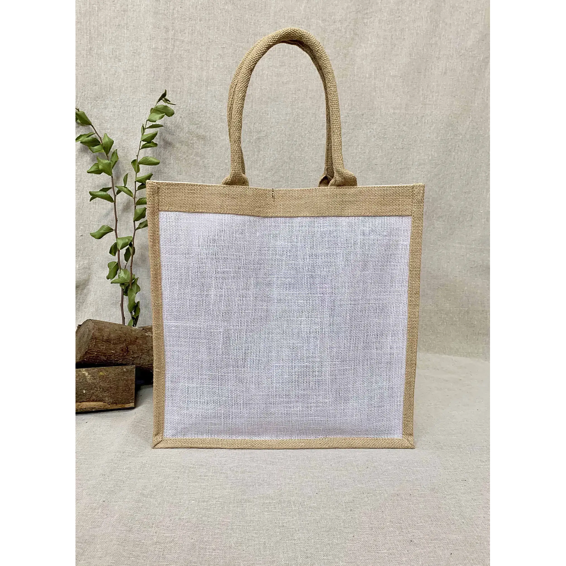 Bolsa de yute laminado 36 x 36 x 12 cm 2