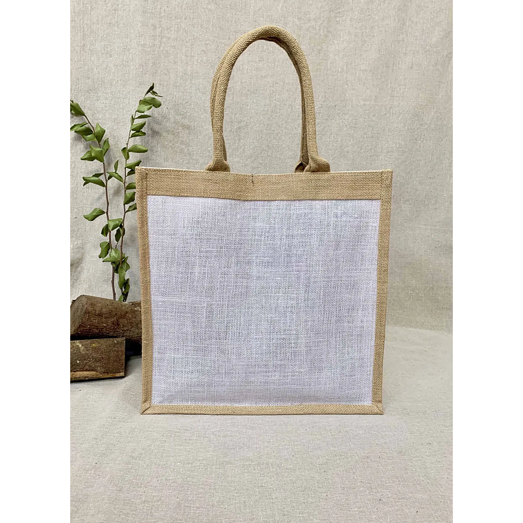 Bolsa de yute laminado 36 x 36 x 12 cm 2