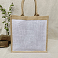 Bolsa de yute laminado 36 x 36 x 12 cm - Miniatura 2