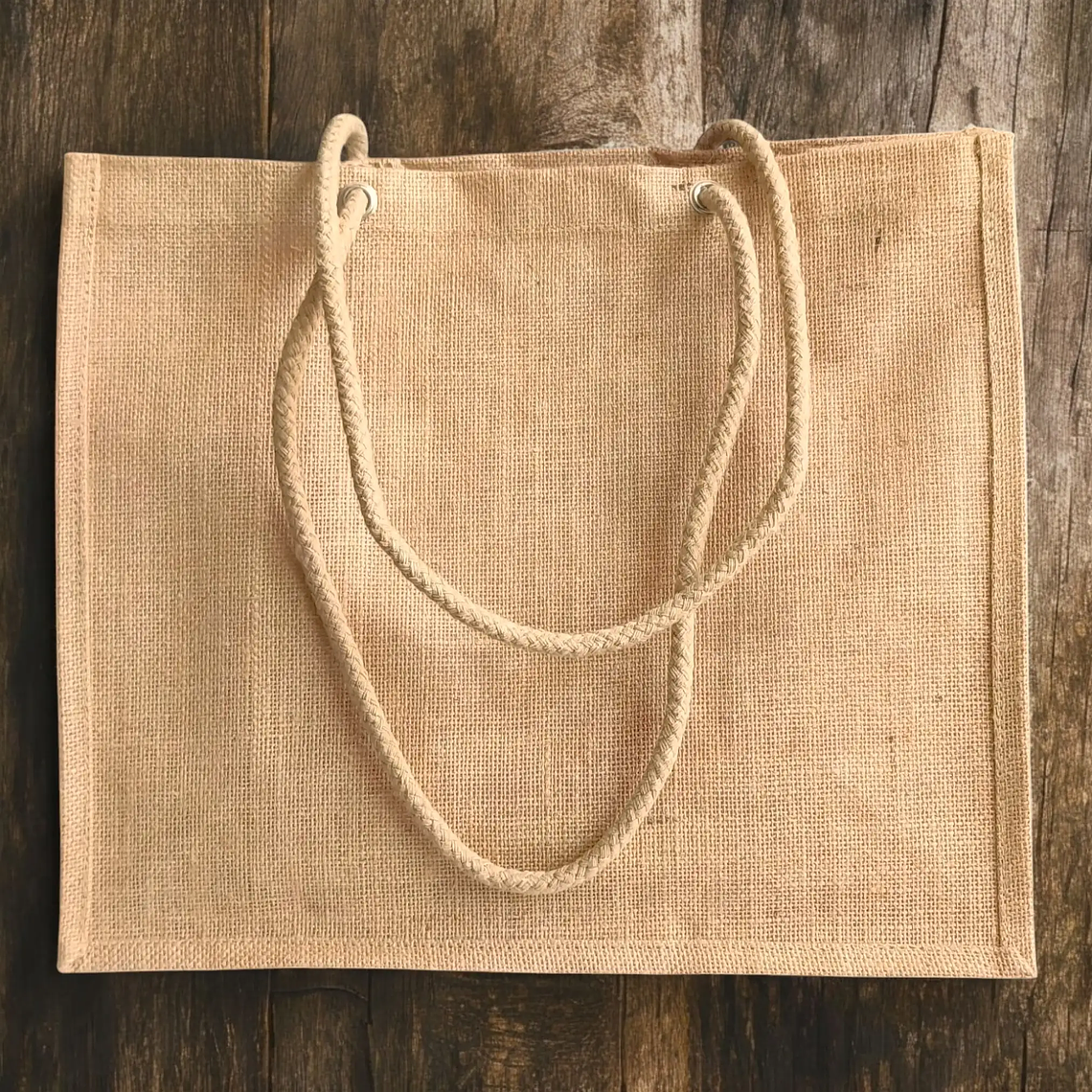 Bolsa de yute laminado 40 x 35 x 17 cm 2