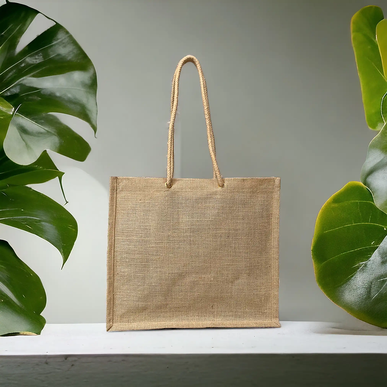 Bolsa de yute laminado 40 x 35 x 17 cm 3