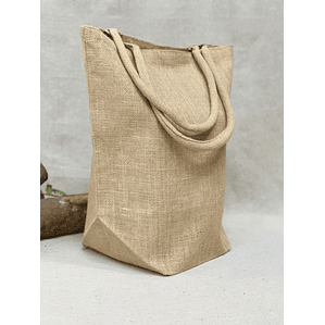 Bolsa de yute laminado 40 x 38 x 20 cm